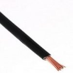 Montagesnoer 2.5mm2 zwart soepel