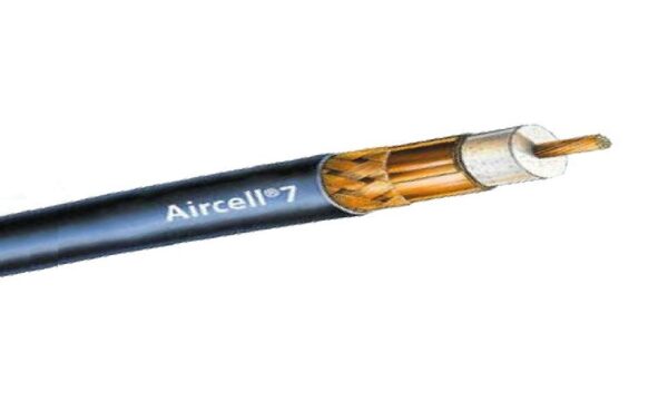 Aircell 7 coaxkabel 50 ohm zwart