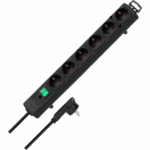 Stekkerdoos 6 voudig met platte stekker