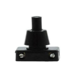 Inbouw drukschakelaar universeel zwart