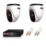 IP camera met recorder set