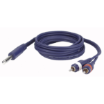 FL35 Stereo Jack naar 2 RCA Male