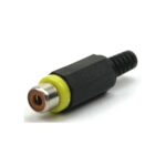 Tulp contra 8-kantig met tule - geel