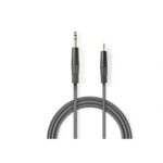 Stereo audiokabel 6.3mm - 3.5mm jack