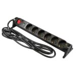 Tafelcontactdoos 6 voudig RA draaibaar