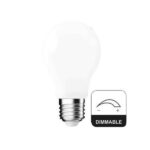 LED kogel mat E27 4.2 watt 2700K dimbaar