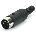 DIN connector 5 polig male