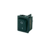 Wipschakelaar 2 x aan/uit zwart