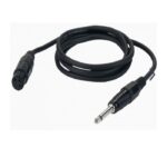 XLR female naar Jack 6 meter