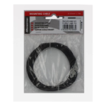 Massief montagedraad zwart 0,2mm 10m