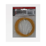 Massief montagedraad 0.2mm² 10m geel