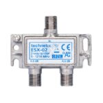 F-connector 2 weg splitter