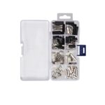 Set met afstandsbussen, moeren en ringen