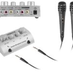 Karaoke microfoonmixer + microfoons