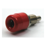 Banaan stekker chassisdeel 4mm rood