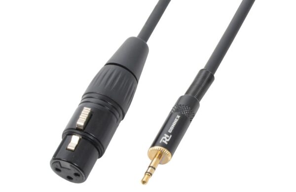 XLR female naar mini jack