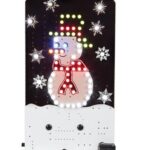 Sneeuwman veelkleurige leds WSSA200