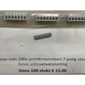 Printkroonsteen 7 polig