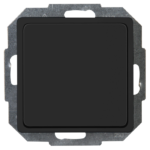 Kopp blindplaat zwart