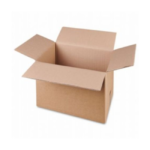 Vouwdoos / verzenddoos van golfkarton 197 x 156 x 107