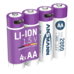 Ansmann oplaadbare Li-Ion 1.5 volt AA USB-c batterijen