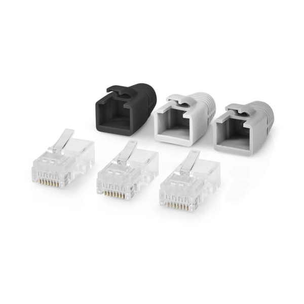 10 RJ45 connectoren voor CAT6 kabel