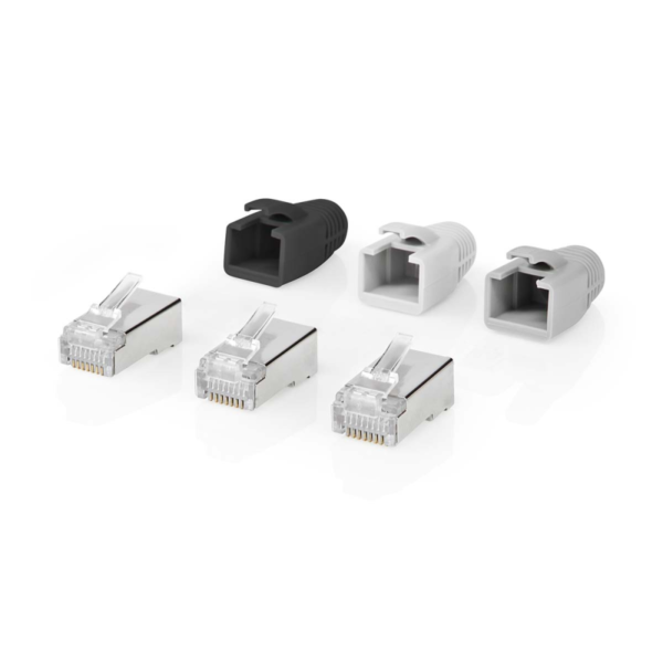 10 RJ45 connectoren voor CAT6 kabel