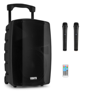 VSP200 Vonyx mobiele speaker met BT en microfoon