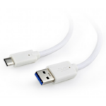 USB C 3.0 aansluitkabel 0.5 meter wit