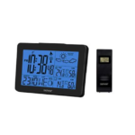 Weerstation met pictogrammen en buitensensor