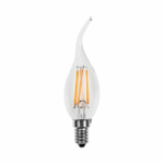LED Filament tipkaars 5-40W E14 CA35 2700K 470lm dimbaar