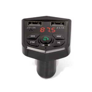 USB autolader dubbel + FM transmitter Bluetooth