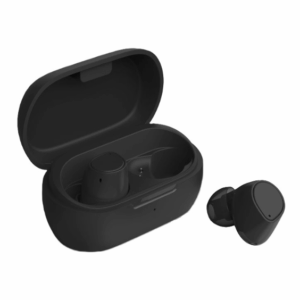 Bluetooth draadloze earbuds + oplaadcase zwart