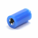 Banaanstekker blauw 2.6mm female