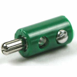 Banaanstekker groen 2.6mm male