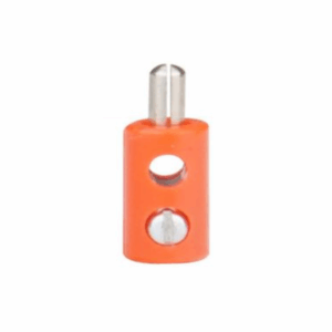 Banaanstekker oranje 2.6mm male