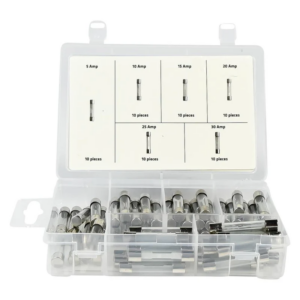 Glaszekeringen set 60 stuks 6 waardes