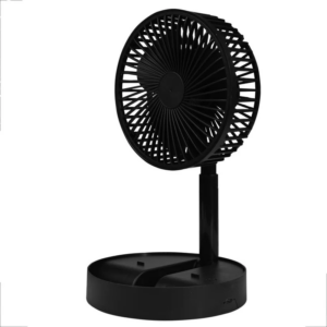 Ventilator opvouwbaar en oplaadbaar zwart