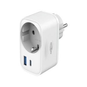 Stekkeradapter met USB laadpoorten