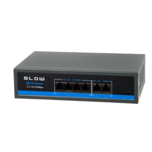 PoE Netwerk switch 4 poorts 10/100/1000Mbps