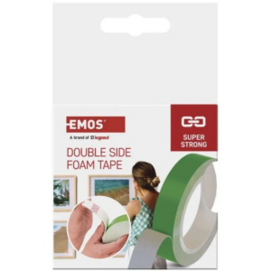 Dubbelzijdige foamtape 20mm rol 3m wit
