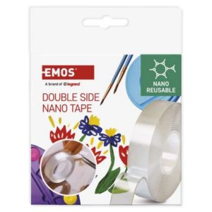 Dubbelzijdige nano tape 30mm rol 3m transparant